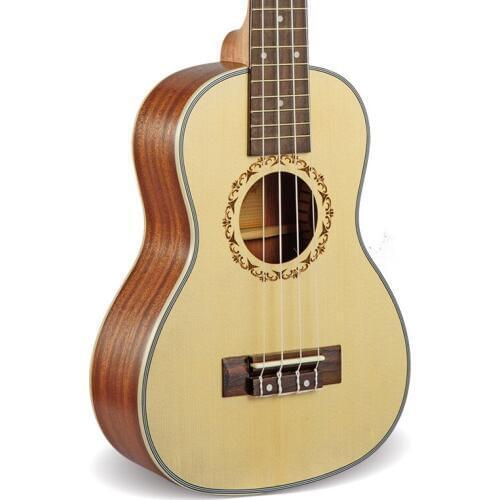 26" tenor Ingeman Spruce Mahogany 4 Strings ukulele Hawaii mini small guita travel acoustic ukelele guitar Uke Concert