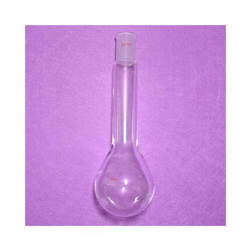 Kjeldahl Flask,Long Neck Flask,250ML,24/40,Lab Glass Pyriform Flask