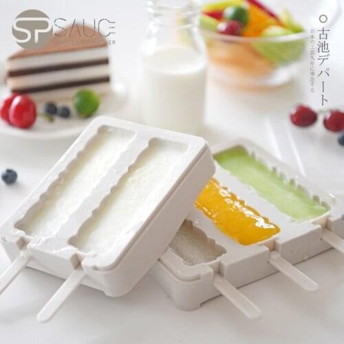 Summer Homemade Ice Cream Ice-lolly Mold Popsicle Moulds Tray Kitchen DIY Accessories