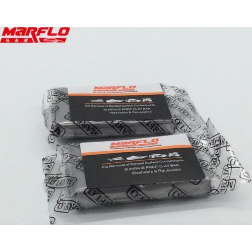 Marflo Magic Clay Bar Auto Car Paint Care Cleaning Detailing Washing King Grade Grey Rust Remover Converter Remover Prevention