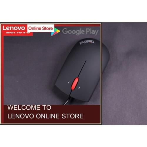 Lenovo ThinkPad OB47153 laptop IBM red dot wired Black mouse 1000 DPI USB pc mouse support laptops and desktop computer mouse