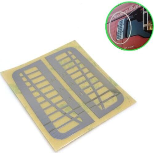 Dedicated Rear Window Grid Decoration Sticker for 1/14 Tamiya RC Truck Trailer tipper MAN TGX Car Diy Parts