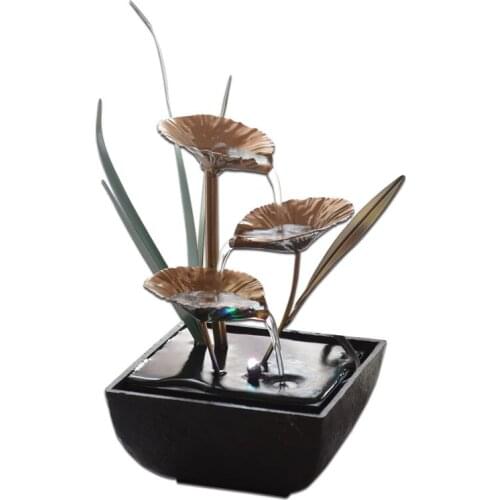 Desktop Feng Shui Turn Water Fountain Decoration Living Room Home Office Decoration