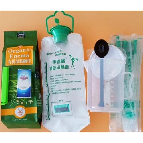 Organic enema coffee powder coffee enema bag set delivery tool emema massageSZ