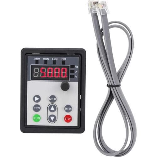 Inverter Control Panel VFD Frequency Converter Panel Replacement for SKI780 Series RJ45 Interface Type