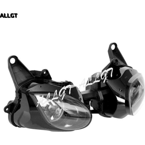 ALLGT Front Head Light Headlamp Assembly For Kawasaki Ninja ZX6R 2007 2008