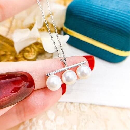 1PCS S925 Sterling Silver Pearl Tray Charm Connector Bail Pendant Clasp DIY Necklace Jewelry Making Accessories