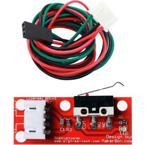 3 PCS/LOT Limit Swithes for RAMPS 3D Printer Parts Endstop 70cm Cable Mechanical with 3 Pins 1.4 Control Board Part Switch