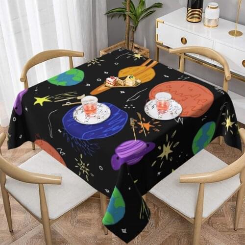 Galaxy Tablecloth Beautiful Printed Table Cover Outdoor Wholesale Protector Polyester Table Cloth