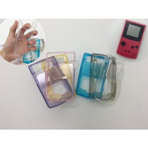 Replacement TPU Transparent Protective Case Cover For Nintend Gameboy Color Game console Clear Soft Shell For GBC Accessories