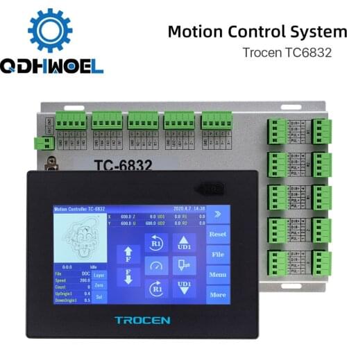 Trocen TC6832 Vibration Knife Control System For Engraving Machine Control System With Offline Controller,High-Speed DSP 10 Axis
