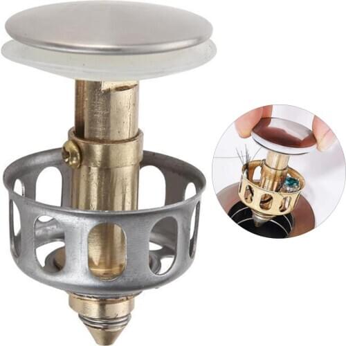 Universal Bounce Bathroom Floor Drain Hose Shower Sink Basin Strainer Accessory