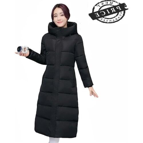 Women 2021 Jacket Winter Parkas Thick Down Cotton Jackets Hooded Ladies Coats Long Female Clothes Jaqueta Feminina LWL6aa