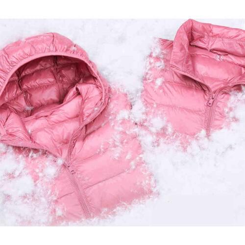 Womens Down Jackets Plus Size Light Down Jackets Women Hooded Winter Clothing Down Coat Casual White Duck Down Female Jackets