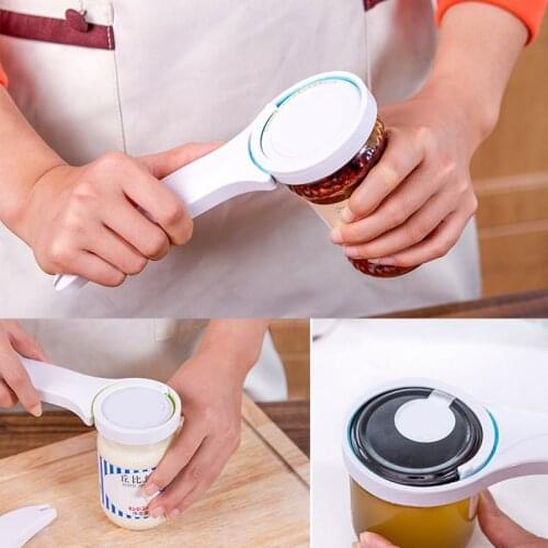 1 Pcs Plastic 3 in 1 Adjustable Multifunction Opener Professional Opening Tools Portable Jar Bottle Opener Kitchen Accessories