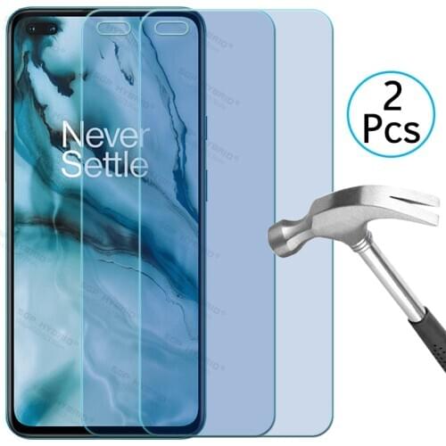 2Piece For OnePlus Nord Screen Protector Glass For One Plus 8 Nord 5G OnePlus Z Toughened Glass Transparent Clean Armored Film