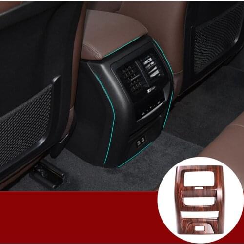 3 Colors ABS Car Styling for BMW X3 X4 G01 G02 2020 Car Rear Air Condition Vent Outlet Frame Cover Trim Interior Accessories