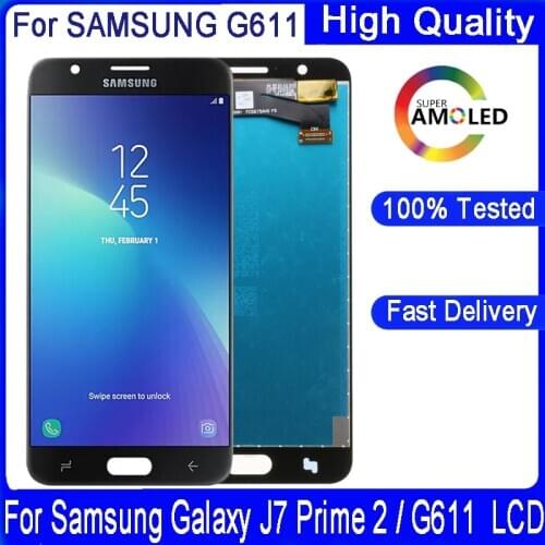 5.5" Original For Samsung Galaxy J7 Prime 2 2018 G611 LCD for Samsung G611 G611F/M display lcd +Touch Screen Digitizer Assembly