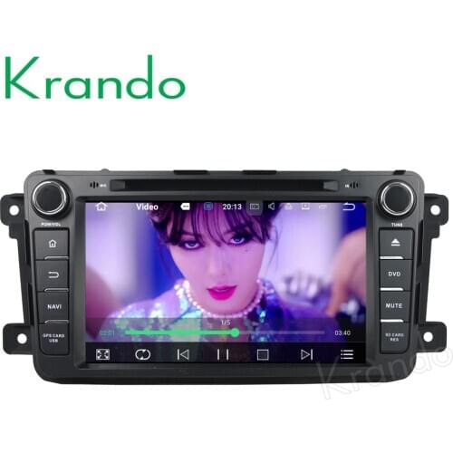 Krando Android 8.0 Car Navigation Gps Stereo For mazda cx-9 DVD Player Radio Multimedia System WIFI 3G BT Playstore Support Bose