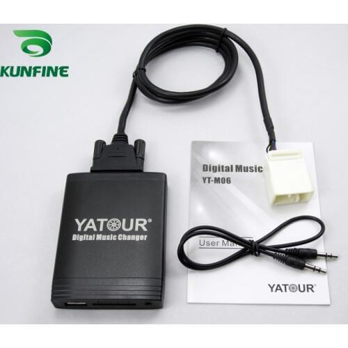 Car Digital Music Changer Adapter USB SD Aux MP3 Interface Car Stereo For Honda 2.4F Bluetooth Phone Mould&Controller Option