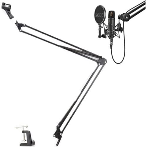 B2RC 360 Degree Rotation Mount Barcket Adjustable NB39 NB37 Desktop Clamp Suspension Boom Scissor Arm Stand Holder