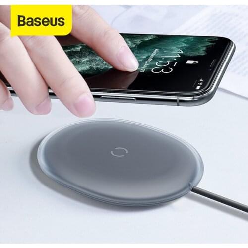 Baseus 15W Wireless Charger For iPhone 11 X Xs for Airpods pro Fast Charger Qi Wireless Charging Pad For Samsung S20 S10 S9 Note