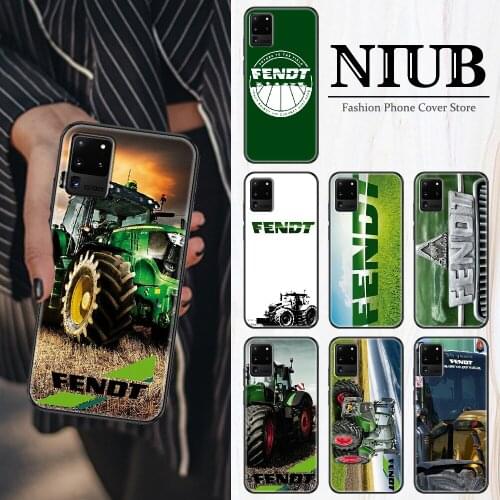 FENDTS Tractor Phone case For Samsung Galaxy Note 4 8 9 10 20 S8 S9 S10 S10E S20 Plus UITRA Ultra black pretty hoesjes luxury
