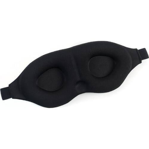 Black 1 pcs Blinder Eyepatch Sleep Goggles For Travel Portable 3D Foam eye cover sleeping mask Sponge Eyeshade Blindfolds