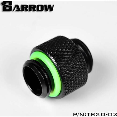 Barrow TB2D-MINI01 TB2D-02 Butted fitting,Double Male,Standard/MINI,Black/Silver/Gold,water cooler heatsink gadget