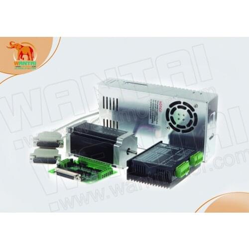 German, USA Ship & Super CE) 1Axis Nema 23 Stepper Motor 425oz-in,3.0A & CNC DQ542MA driver 4.2A/50V/125Microstep Cutting& Mill