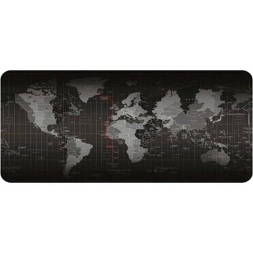 2020 New Huge Extra Large Size Gaming Mouse Pad World Map Pattern Rubber Pad Locked 700*300 For Optical Trackball Laser Mouse