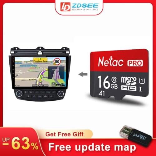 32GB GPS Sygic map for For Accord 7 car radio android Navigation Maps free update micro SD card Europe spain middle east