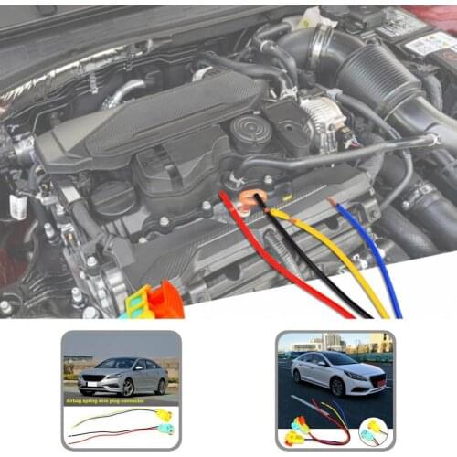 Lightweight 2Pcs Reliable Security Anti-corrosion Airbags Connector Plug Portable Clock Spring Wire Connector Replacement