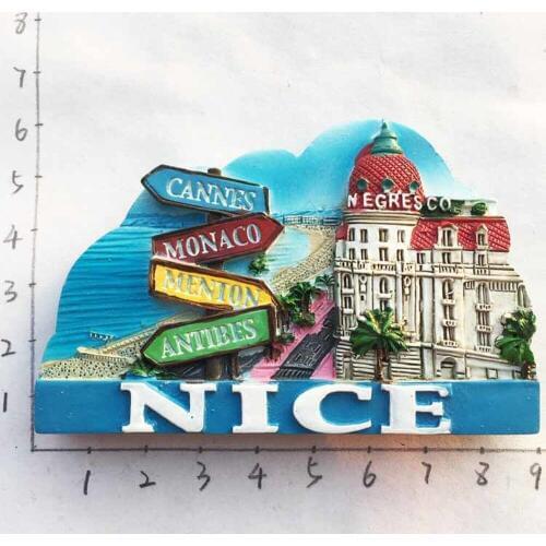 BABELEMI 1pc Monte Carlo Casino Monaco Fridge Magnet FI Formula Racing Circuit Refrigerator Sticker DIY Handmade Home Decoration