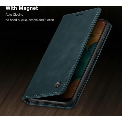 CaseMe For Samsung A30s Magnetic Leather Case For A50 A40s A20s A10s M30 Case Wallet Flip Book Shockproof 360 Armor Cover A30 S