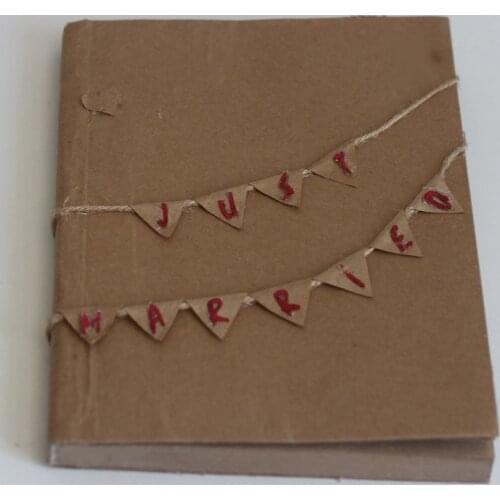 VİNTAGE COME NOTEBOOK HANDMADE WEDDING HATIRA NOTEBOOK