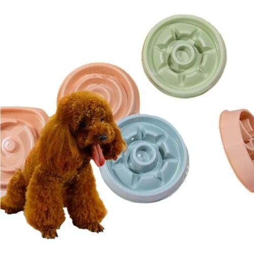 New Anti-choking Pet Bowl Non-slip Plastic Pet Slow Food Cat and Dog Feeder Environmentally Friendly Dog Bowl Pet Accessories
