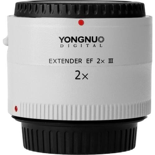Original Yongnuo YN-2.0X III PRO 2x Teleconverter Extender Auto Focus Mount Lens Camera Lens for Canon EOS EF Lens