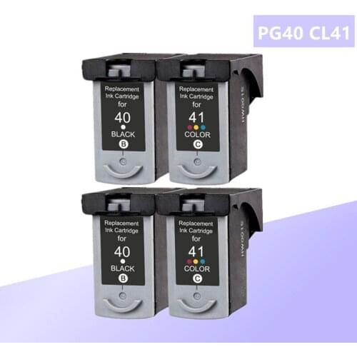 PG40 CL41 Compatible Ink Cartridge for canon PG 40 41 pg-40 cl-41 for printer iP1600 iP1200 iP1900 MP140 MP150 MX300 MX310 MP160
