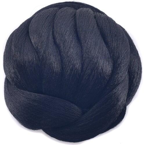 Soowee Synthetic Hair Chignon Fake Hair Bun Cover Hair Scrunchies Bsh Hair Instant Edges Hair Piece Hairpieces