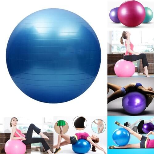 75cm Exercise Fitness GYM Smooth Thickening Yoga Ball Balance Workout Guide Quick Pump Anti Burst Professional Quality Design