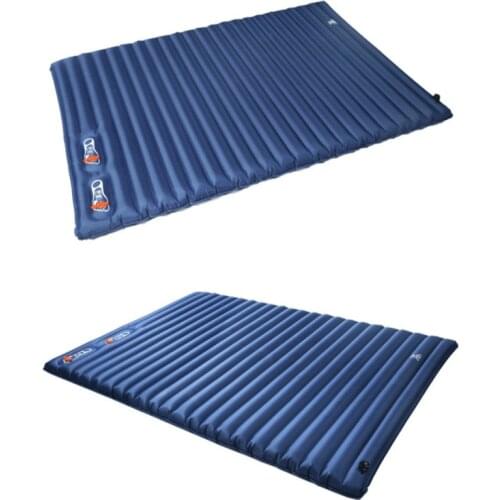 2 Person Camping Mat Double Built-in Air Pump Air Mattress Bed Automatic Inflatable Sleeping Pad Waterproof Tent Mat 200*135 CM