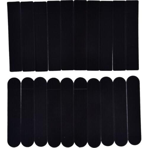 10pcs Single Pencil Bag Pen Case Velvet Pen Pouch Holder With Rope For Rollerball/ Fountain/ Ballpoint Pen 160*30mm