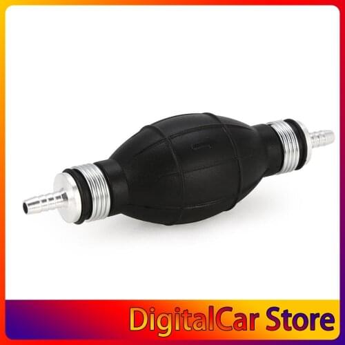 6/8/10/12mm Diesel Fuel Pump Line Hand Water Liquid Primer Bulb Gas Petrol Auto Car Boat Motorcar Transfer Rubber Aluminum