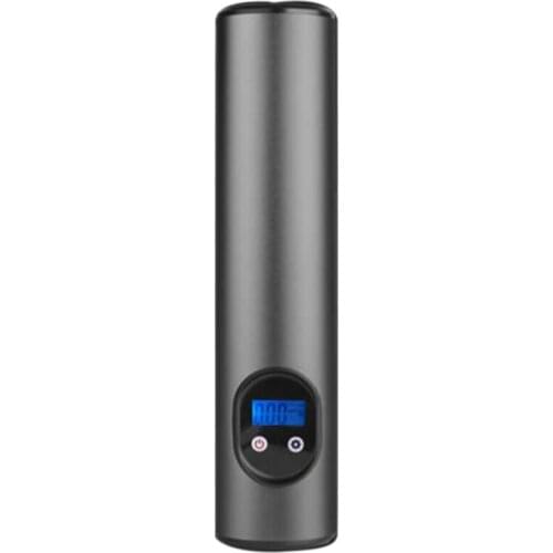 AU05 -Car Wireless Tire Inflator 12V Mini Portable Digital Display Electric Air Pump Led Flashlight for Car Motorcycle Ball