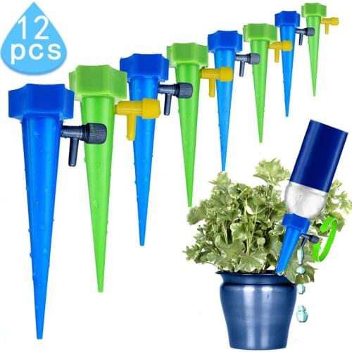 Auto Drip Irrigation System Plant Flower Waterers DIY Automatic Drip Water Spikes Taper Watering Plants Houseplant Spike Dripper