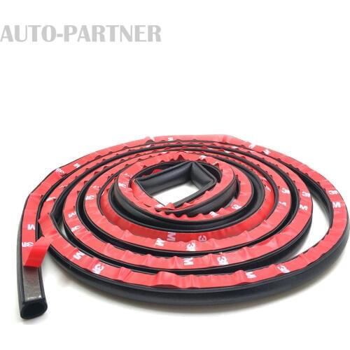 Auto rubber seals 3 Meters Big D Type door sound insulation noise insulation waterproof trim dust isolation Car Sealing Strip