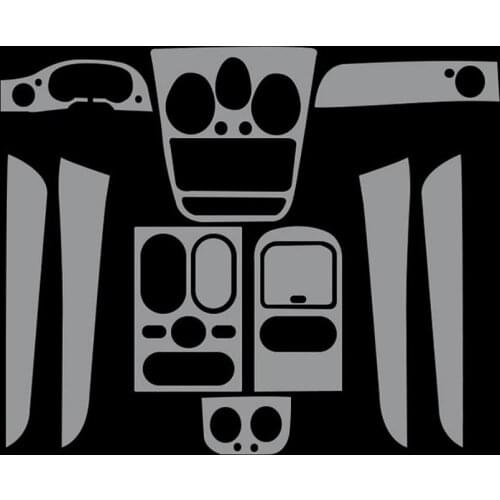 Car-Styling New Car Interior Trim Dashboard Clear Paint Protective Film Stickers for Bentley Bentayga