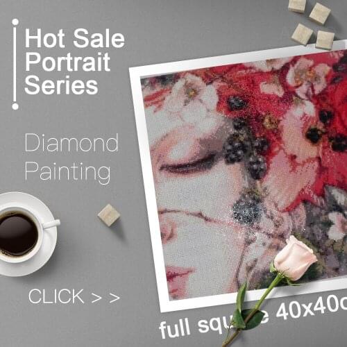 AZQSD 5D Diamond Painting New Arrivals Girl Handmade Gift Diamond Embroidery Portrait Mosaic Needlework Home Decoration