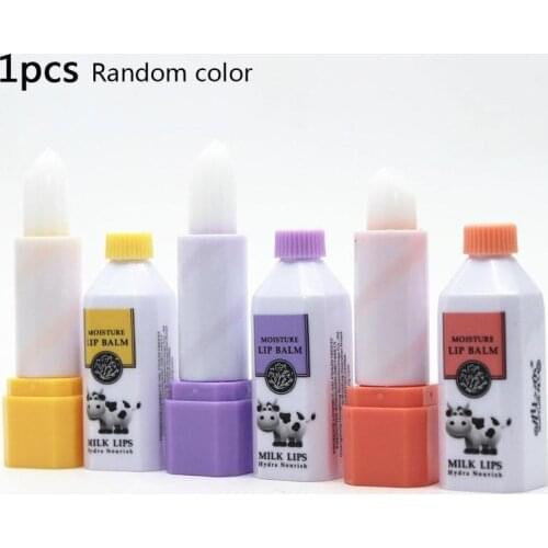 Milk Moisturizing Lip Balm Lip Protector Lipstick Moisture Lip Balm Long Lasting Nourish Protect Lips Labial Balm Women Girls